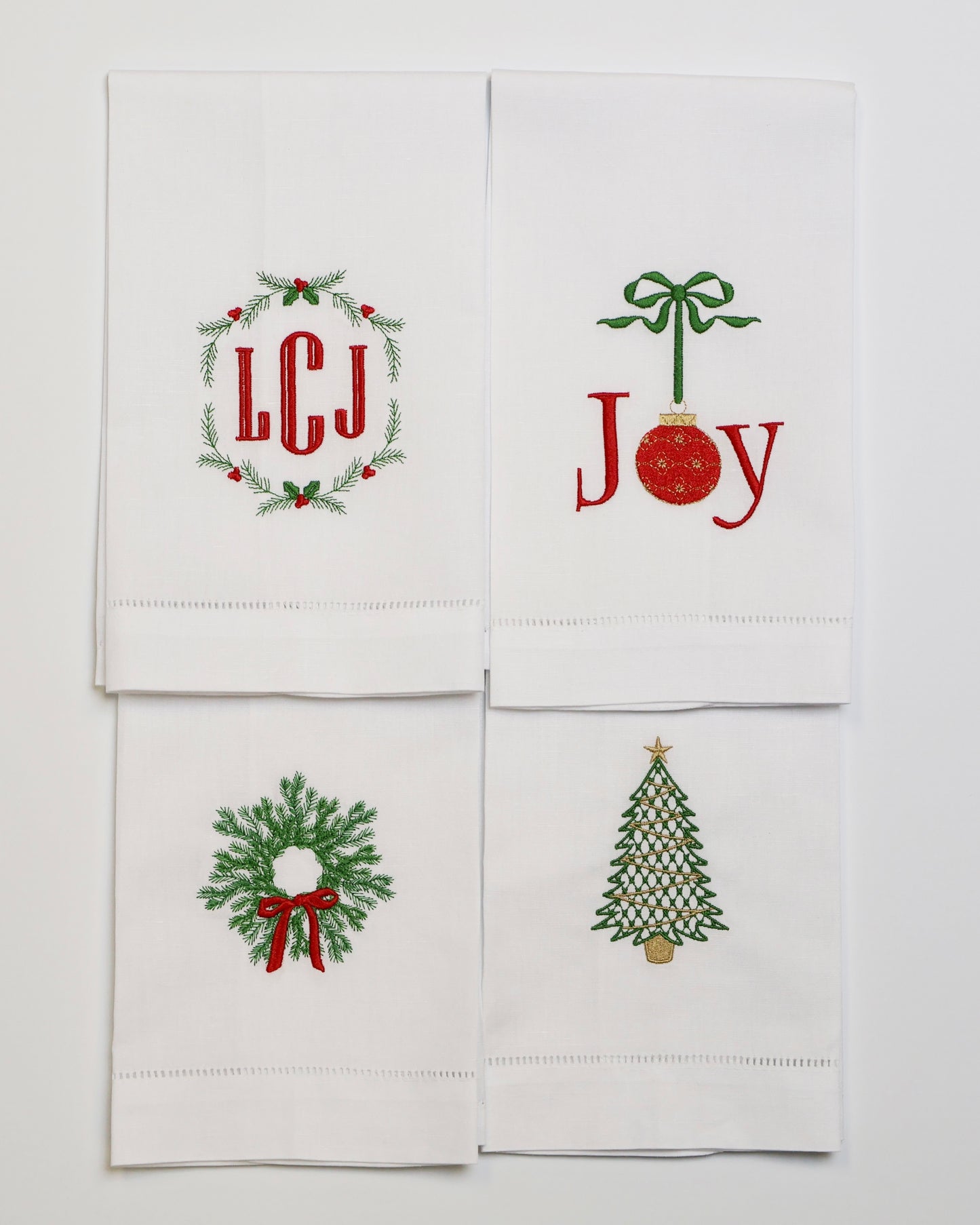 Bow Wreath Guest Hand Towel