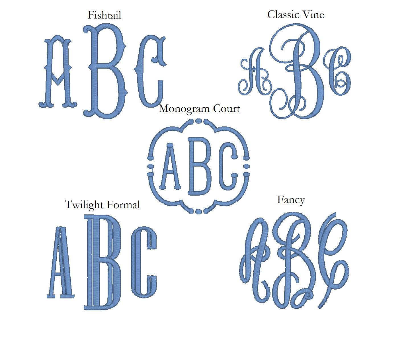 Monogrammed Bouquet Ribbon