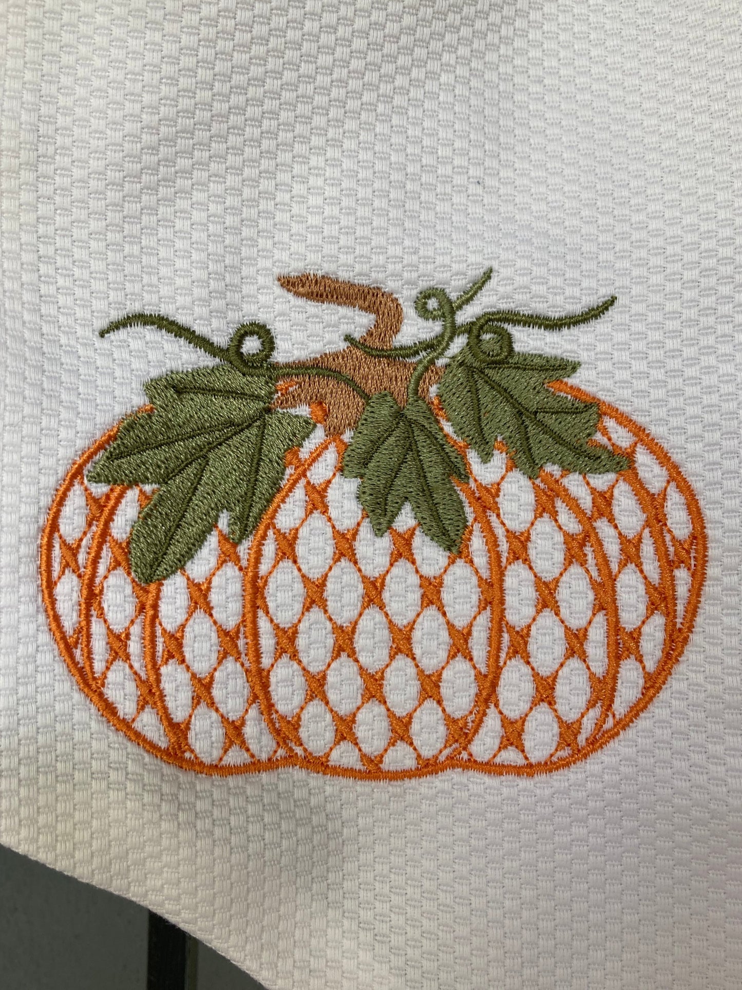 Pumpkin Wreath Sash