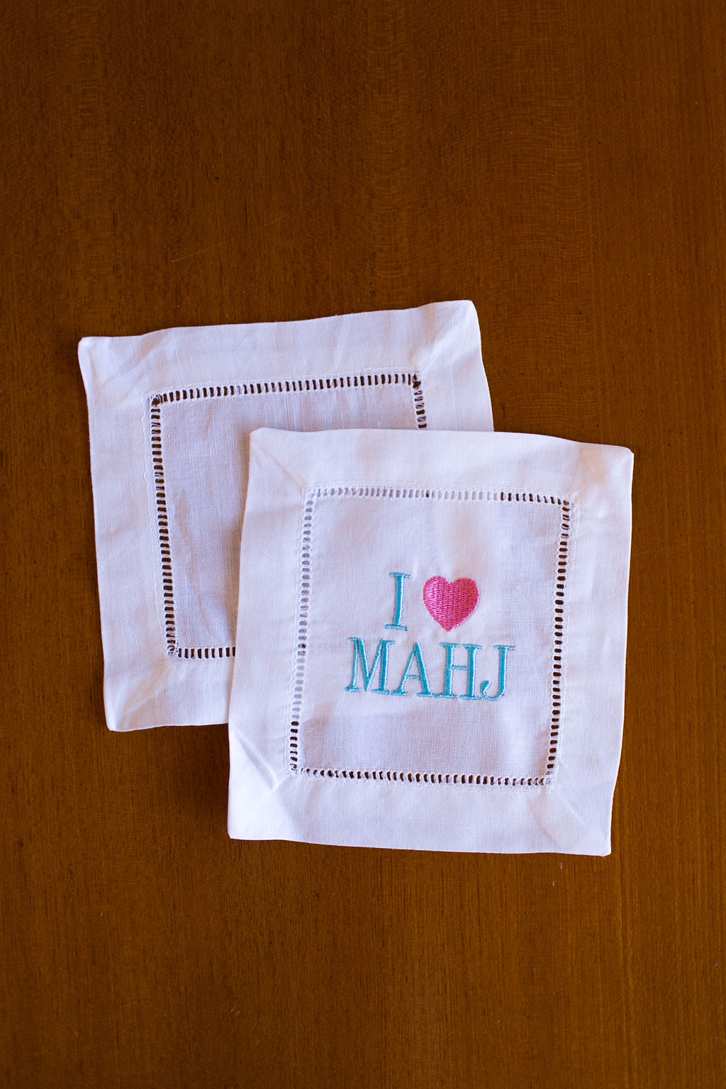 I Heart Mahj Cocktail Napkins- Set of Four