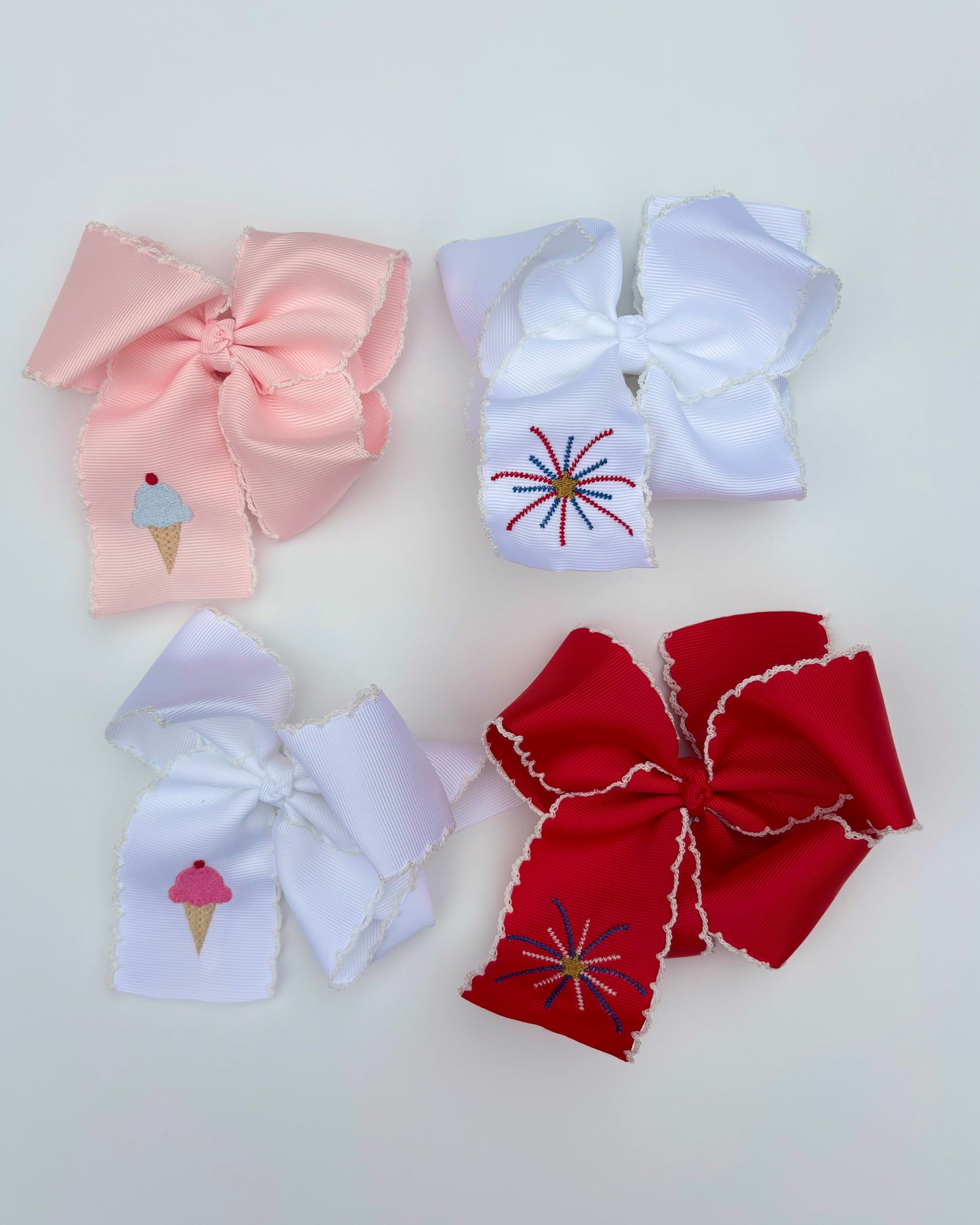 Boutique Bow with Ice Cream Cone