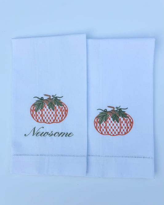 Chic Pumpkin Guest HandTowel