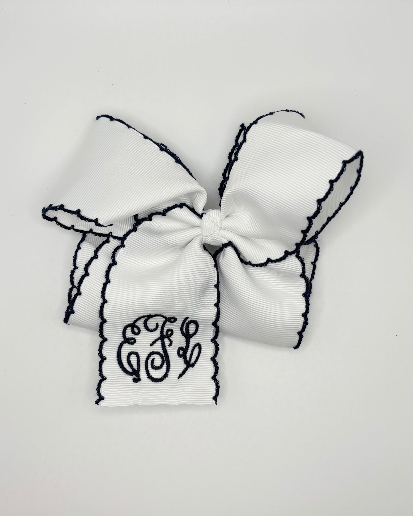 Boutique Bow with Monogram