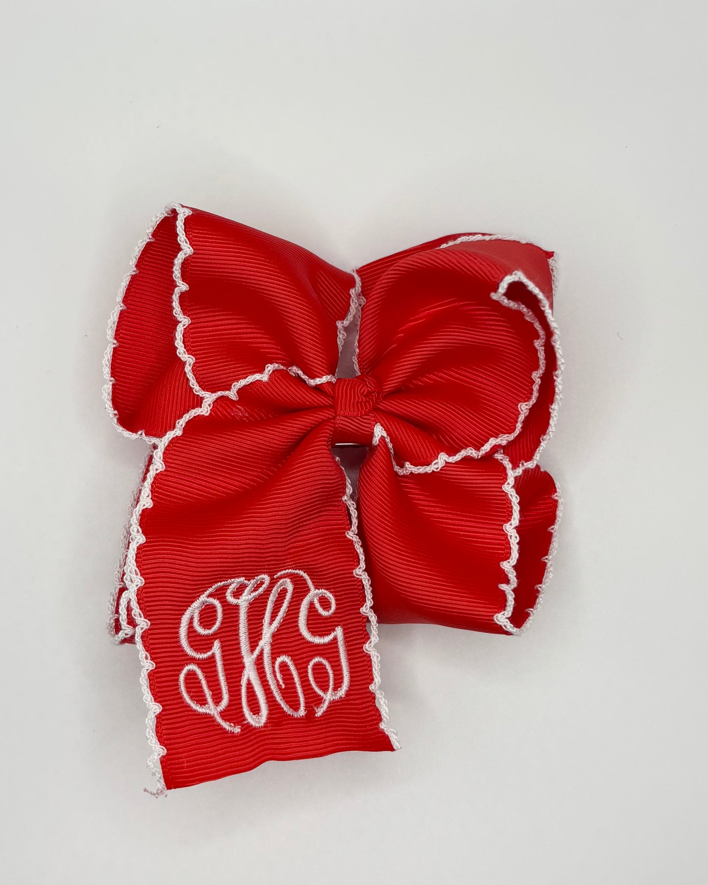 Boutique Bow with Monogram