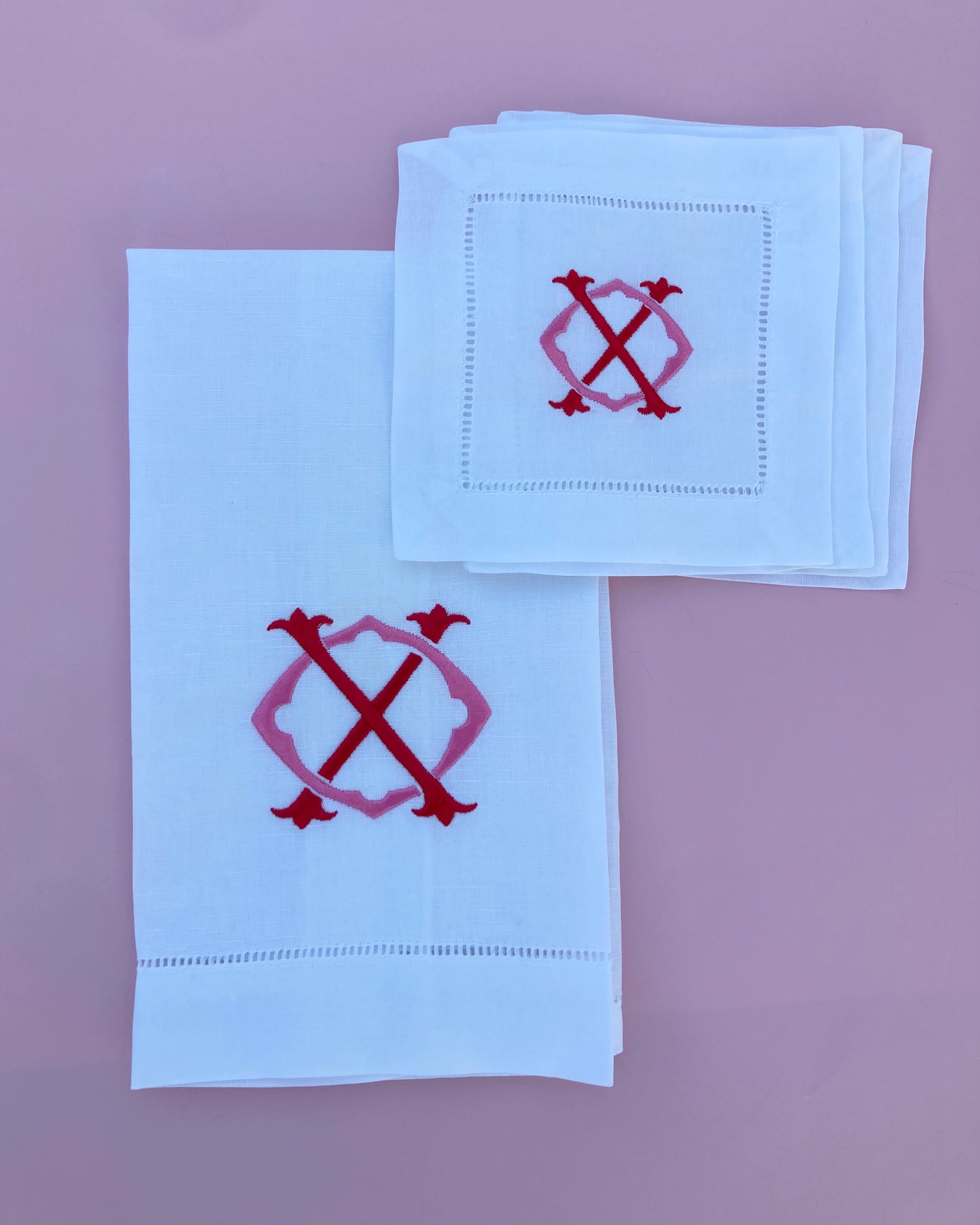 XO Cocktail Napkins- Set of 4