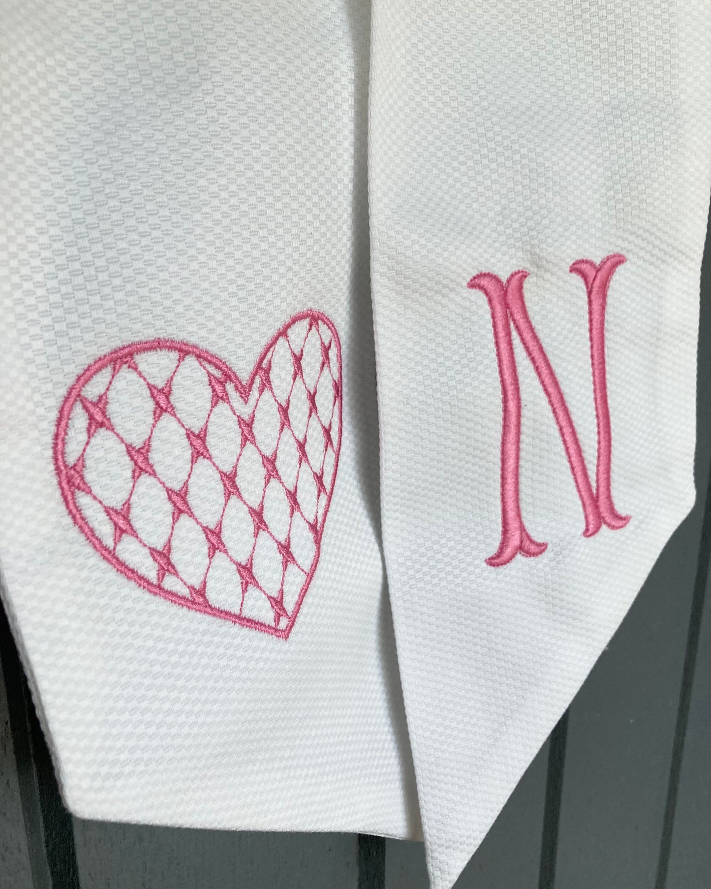 Chic Heart Wreath Sash