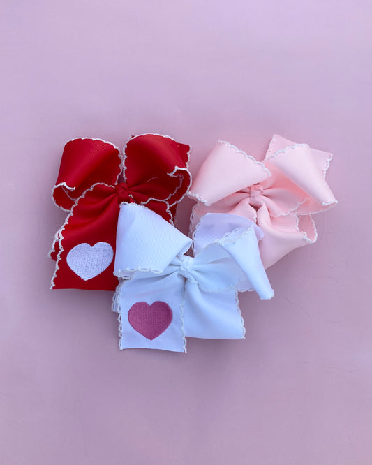 Boutique Bow with Heart