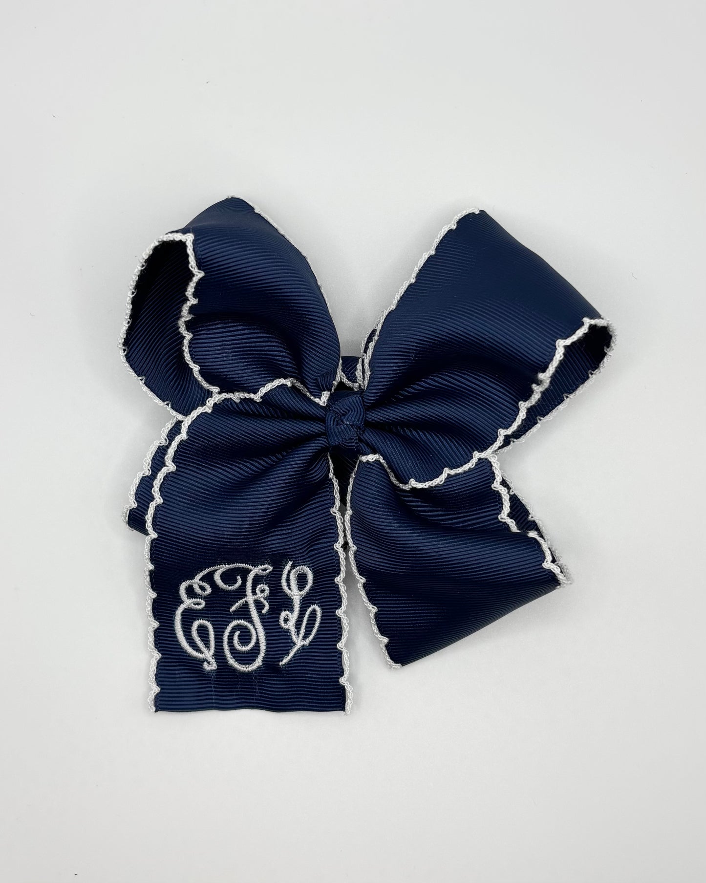 Boutique Bow with Monogram